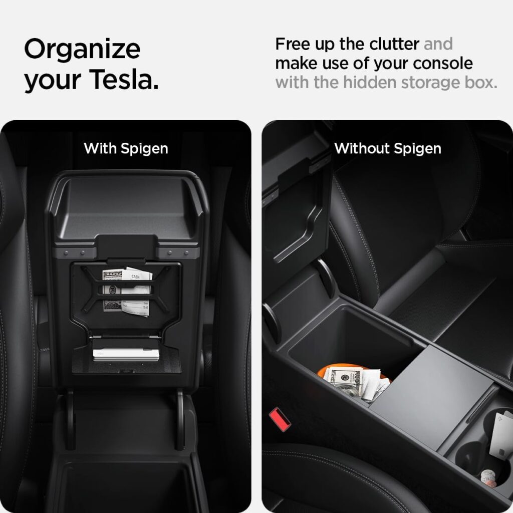 Organizador de consola Spigen - Accesorios Tesla